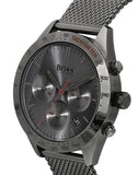 Buy Shop Hugo Boss Talent Gunmetal Dial Grey Mesh Bracelet Watch for Men - 1513637 USA Online