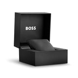 Buy Shop Hugo Boss Taper Chronograph Black Dial Black Leather Strap Watch for Men - 1514085 USA Online