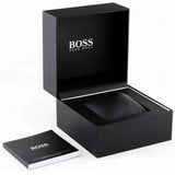 Buy Shop Hugo Boss Taper Chronograph Black Dial Black Leather Strap Watch for Men - 1514085 USA Online