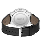 Buy Shop Hugo Boss Taper Chronograph Black Dial Black Leather Strap Watch for Men - 1514085 USA Online