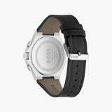 Buy Shop Hugo Boss Taper Chronograph Black Dial Black Leather Strap Watch for Men - 1514085 USA Online