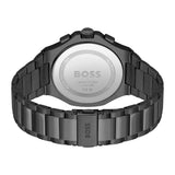 Buy Shop Hugo Boss Taper Chronograph Black Dial Black Steel Strap Watch for Men - 1514088 USA Online
