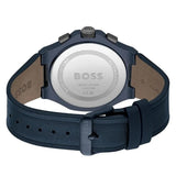 Buy Shop Hugo Boss Taper Chronograph Black Dial Blue Leather Strap Watch for Men - 1514086 USA Online