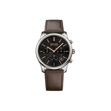 Buy Shop Hugo Boss Time One Black Dial Brown Leather Strap Watch for Men - 1513448 USA Online