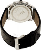 Buy Shop Hugo Boss Time One Chronograph Black Dial Black Leather Strap Watch for Men - 1513430 USA Online