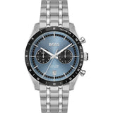 Buy Shop Hugo Boss Tourmaster Chronograph Blue Dial Silver Steel Strap Watch for Men - 1514286 USA Online