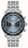 Buy Shop Hugo Boss Tourmaster Chronograph Blue Dial Silver Steel Strap Watch for Men - 1514286 USA Online