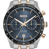 Buy Shop Hugo Boss Tourmaster Chronograph Blue Dial Two Tone Steel Strap Watch for Men - 1514288 USA Online