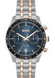 Buy Shop Hugo Boss Tourmaster Chronograph Blue Dial Two Tone Steel Strap Watch for Men - 1514288 USA Online