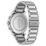 Buy Shop Hugo Boss Trace Chronograph Quartz Blue Dial Silver Steel Strap Watch For Men - 1514007 USA Online