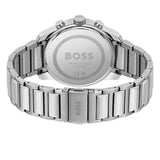 Buy Shop Hugo Boss Trace Chronograph Quartz Blue Dial Silver Steel Strap Watch For Men - 1514007 USA Online