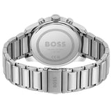 Buy Shop Hugo Boss Trace Chronograph Red Dial Silver Steel Strap Watch For Men - 1514004 USA Online