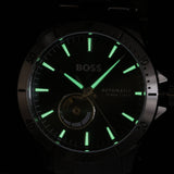 Buy Shop Hugo Boss Troper Automatic Chronograph Green Dial Silver Steel Strap Watch for Men - 1514200 USA Online