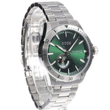 Buy Shop Hugo Boss Troper Automatic Chronograph Green Dial Silver Steel Strap Watch for Men - 1514200 USA Online