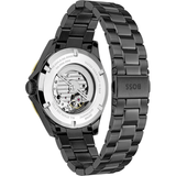 Buy Shop Hugo Boss Troper Chronograph Automatic Black Dial Black Steel Strap Watch for Men - 1514203 USA Online