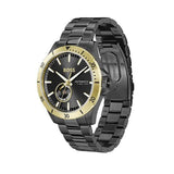 Buy Shop Hugo Boss Troper Chronograph Automatic Black Dial Black Steel Strap Watch for Men - 1514203 USA Online