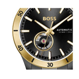 Buy Shop Hugo Boss Troper Chronograph Automatic Black Dial Black Steel Strap Watch for Men - 1514203 USA Online