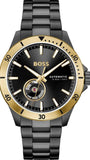 Buy Shop Hugo Boss Troper Chronograph Automatic Black Dial Black Steel Strap Watch for Men - 1514203 USA Online