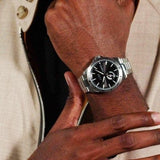 Buy Shop Hugo Boss Troper Chronograph Automatic Black Dial Silver Steel Strap Watch for Men - 1514202 USA Online