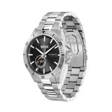 Buy Shop Hugo Boss Troper Chronograph Automatic Black Dial Silver Steel Strap Watch for Men - 1514202 USA Online