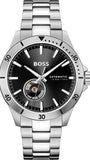 Buy Shop Hugo Boss Troper Chronograph Automatic Black Dial Silver Steel Strap Watch for Men - 1514202 USA Online