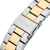 Buy Shop Hugo Boss Troper Chronograph Automatic Blue Dial Two Tone Steel Strap Watch for Men - 1514201 USA Online