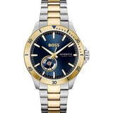 Buy Shop Hugo Boss Troper Chronograph Automatic Blue Dial Two Tone Steel Strap Watch for Men - 1514201 USA Online