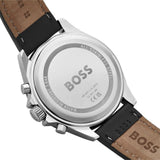 Buy Shop Hugo Boss Troper Chronograph Black Dial Black Leather Strap Watch for Men - 1514055 USA Online