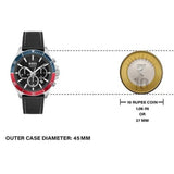 Buy Shop Hugo Boss Troper Chronograph Black Dial Black Leather Strap Watch For Men - 1514099 USA Online