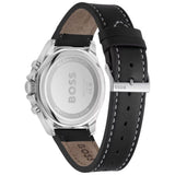 Buy Shop Hugo Boss Troper Chronograph Black Dial Black Leather Strap Watch For Men - 1514099 USA Online