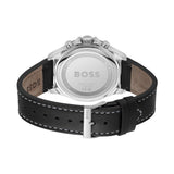 Buy Shop Hugo Boss Troper Chronograph Black Dial Black Leather Strap Watch For Men - 1514099 USA Online