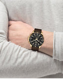 Buy Shop Hugo Boss Troper Chronograph Black Dial Brown Leather Strap Watch For Men - 1514100 USA Online