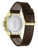 Buy Shop Hugo Boss Troper Chronograph Black Dial Brown Leather Strap Watch For Men - 1514100 USA Online