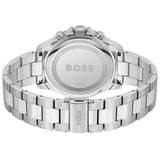 Buy Shop Hugo Boss Troper Chronograph Black Dial Silver Steel Strap Watch For Men - 1514101 USA Online