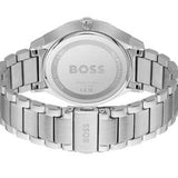 Buy Shop Hugo Boss Troper Chronograph Black Dial Silver Steel Strap Watch For Men - 1514108 USA Online
