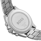 Buy Shop Hugo Boss Troper Chronograph Black Dial Silver Steel Strap Watch For Men - 1514108 USA Online