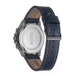 Buy Shop Hugo Boss Troper Chronograph Blue Dial Blue Leather Strap Watch for Men - 1514056 USA Online