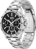Buy Shop Hugo Boss Troper Chronograph Blue Dial Silver Steel Strap Watch For Men - 1514057 USA Online