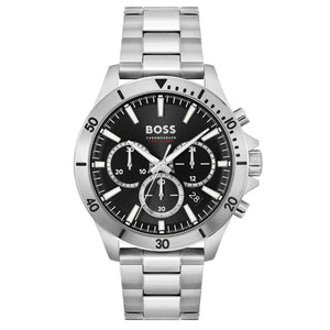 Buy Shop Hugo Boss Troper Chronograph Blue Dial Silver Steel Strap Watch For Men - 1514057 USA Online