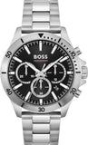Buy Shop Hugo Boss Troper Chronograph Blue Dial Silver Steel Strap Watch For Men - 1514057 USA Online