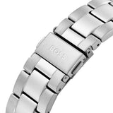 Buy Shop Hugo Boss Troper Chronograph Blue Dial Silver Steel Strap Watch For Men - 1514069 USA Online