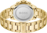 Buy Shop Hugo Boss Troper Chronograph Green Dial Gold Steel Strap Watch For Men - 1514059 USA Online