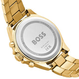 Buy Shop Hugo Boss Troper Chronograph Green Dial Gold Steel Strap Watch For Men - 1514059 USA Online