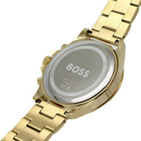 Buy Shop Hugo Boss Troper Chronograph Green Dial Gold Steel Strap Watch For Men - 1514059 USA Online