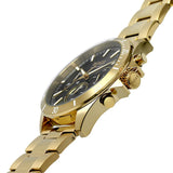 Buy Shop Hugo Boss Troper Chronograph Green Dial Gold Steel Strap Watch For Men - 1514059 USA Online