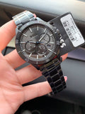 Buy Shop Hugo Boss Troper Chronograph Grey Dial Grey Steel Strap Watch For Men - 1514058 USA Online