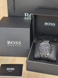 Buy Shop Hugo Boss Trophy Black Dial Black Steel Strap Watch for Men - 1513675 USA Online