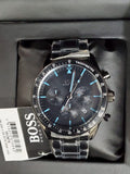 Buy Shop Hugo Boss Trophy Black Dial Black Steel Strap Watch for Men - 1513675 USA Online