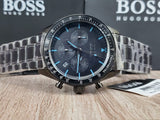 Buy Shop Hugo Boss Trophy Black Dial Black Steel Strap Watch for Men - 1513675 USA Online