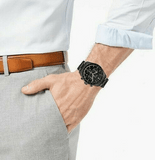 Buy Shop Hugo Boss Trophy Black Dial Black Steel Strap Watch for Men - 1513675 USA Online